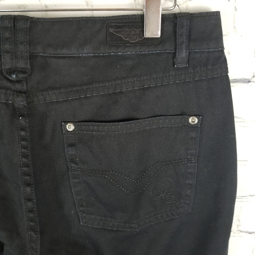 HARLEY DAVIDSON | bootcut flare black jeans